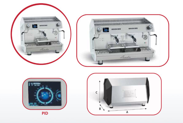 Bezzera Arcadia DE PID 1 Group - Màu Trắng